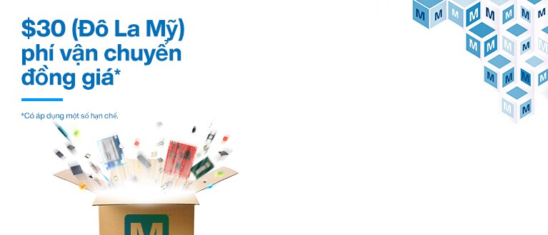$30 (Đô La Mỹ) phí vận chuyển đồng giá*. (*Có áp dụng một số hạn chế.)