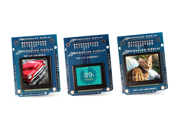 Color OLED Arduino Shields - Newhaven | Mouser