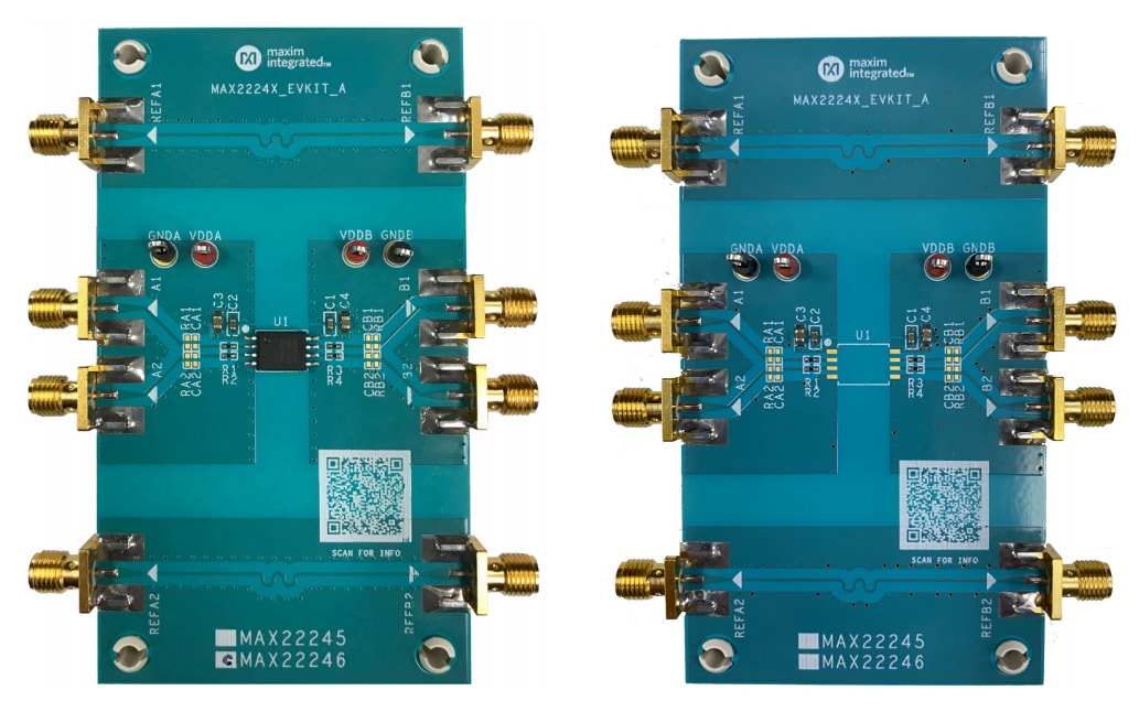 Analog Devices Inc. MAX2224x/MAX2229x Evaluation Kits
