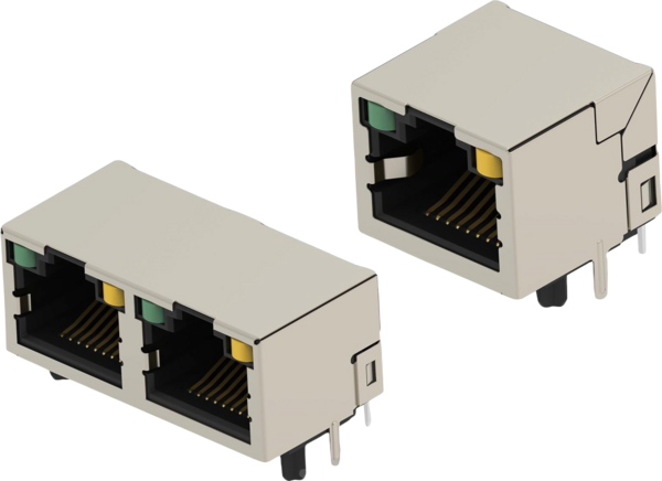 Industrial RJ45 Modular Jacks - TE | Mouser
