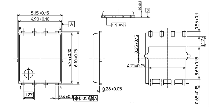Chart - Toshiba TPH1100CQ5 Silicon N-Channel MOSFETs