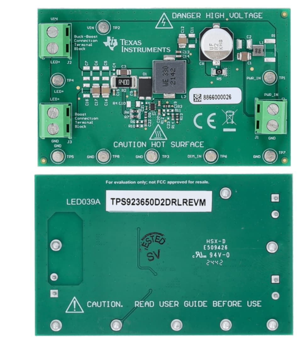 Texas Instruments TPS923650/1EVM Evaluation Modules