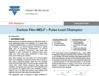 Ghi chú ứng dụng: MELF carbon dạng màng