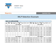 Ghi chú ứng dụng: Ví dụ về cách lựa chọn IHLP