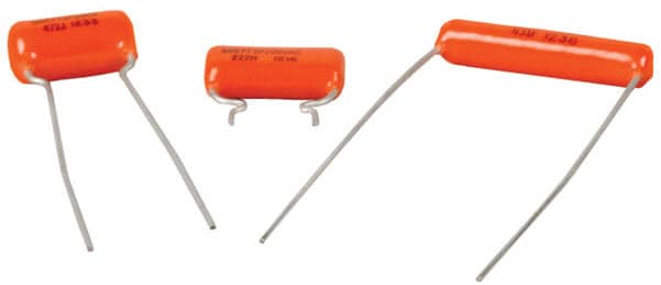 Various Orange Drop capacitors